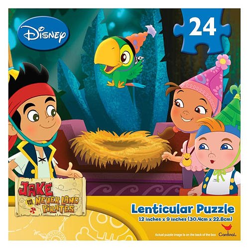 Jake and the Neverland Pirates 24 Pc Lenticular Puzzle