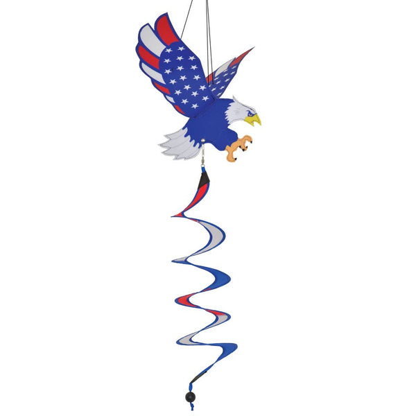In the Breeze, LLC. - Patriot Eagle Theme Wind Twister