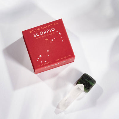 Duplicate SKU: GeoCentral - Scorpio Zodiac Mini Crystal Pack | 9.99 | G5036