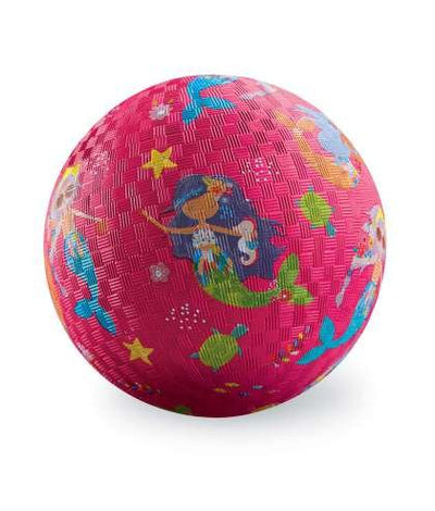 Crocodile Creek Cars Mermaid Rubber Playground Ball